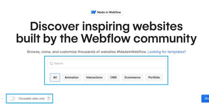 webflow template