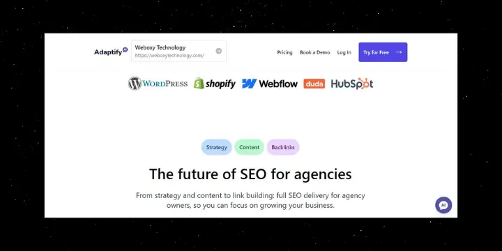 Adaptify SEO Webflow App