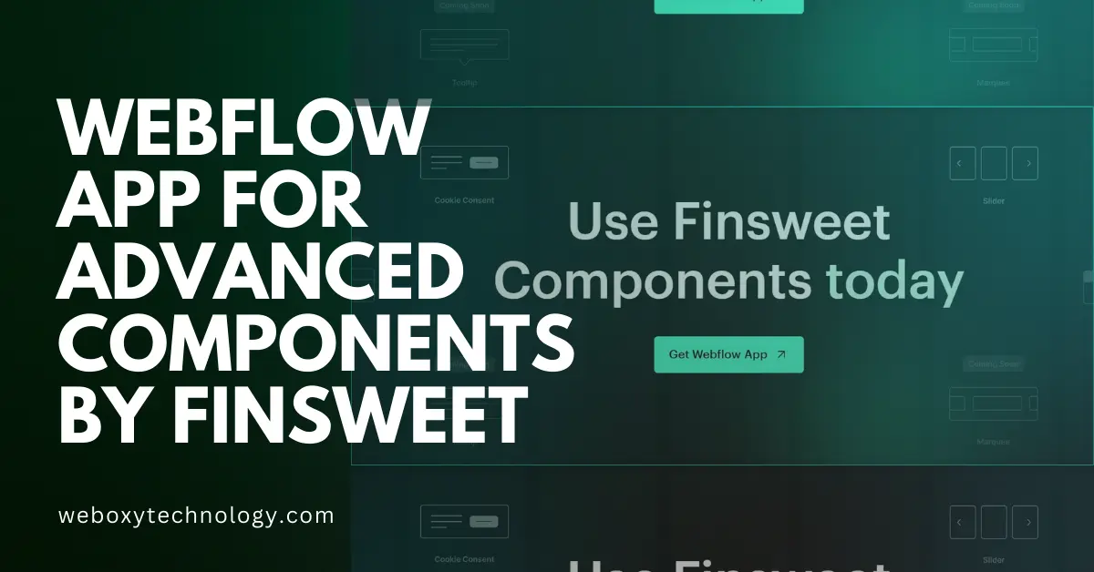 webflow advanced components