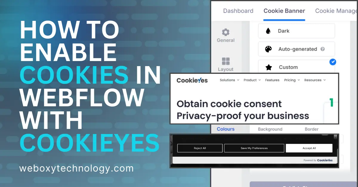 How to Enable Cookies in Webflow with CookieYes